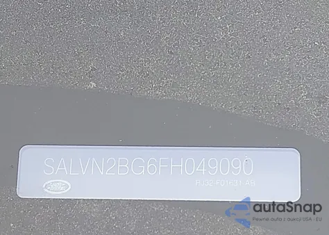 2015 Land Rover Range Rover Evoque Pure from USA, damaged, VIN SALVN2BG6FH049090